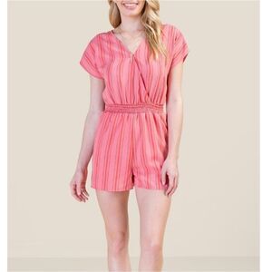 NWT Pink cabana romper